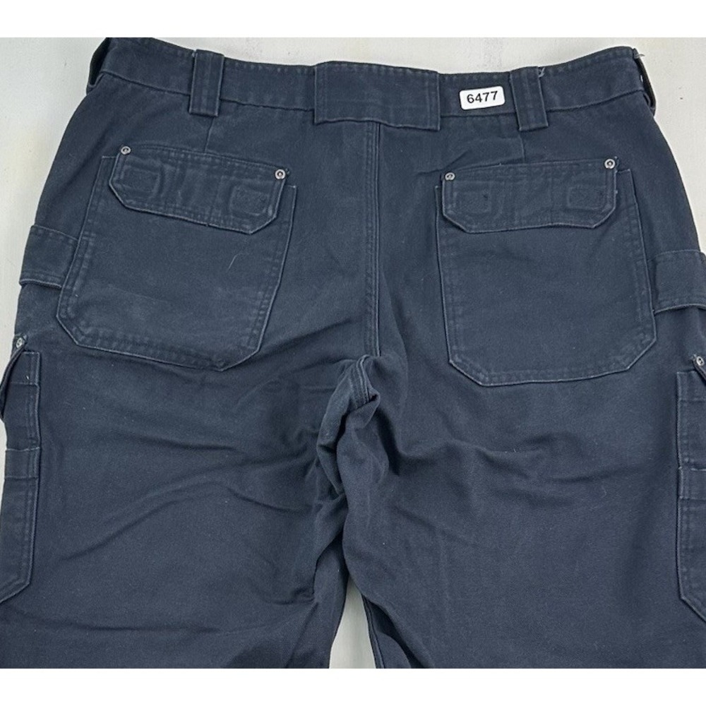 Duluth Trading Co Cargo Pants Men's Navy Blue 40x34 Cotton Canvas Gorpcore